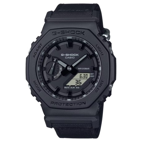 G-SHOCK GA-2100BCE-1AER Black Cordura Eco