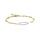 Bracelet STYLES Argent doré + Oxyde de zirconium
