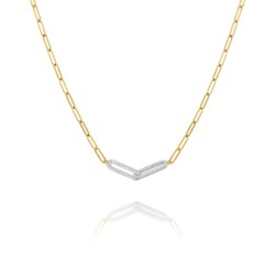 Collier  Argent Doré