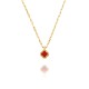 Collier Charles Garnier agate rouge