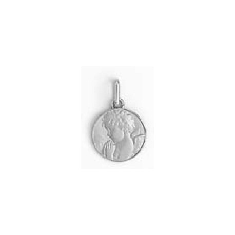Pendentif Or blanc 18 ct - 750/1000  Ange
